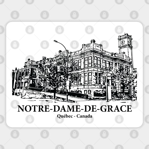 Notre-Dame-de-Grâce - Québec Magnet by Lakeric